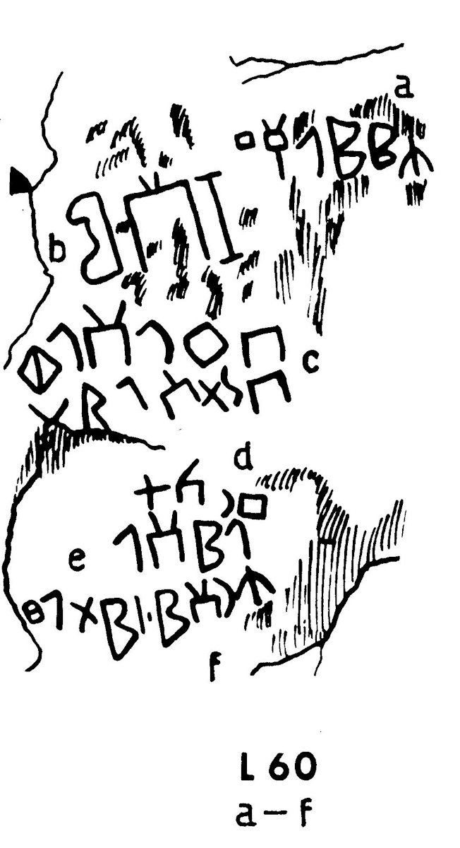 inscription of siglum JaL 060 f