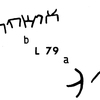 inscription of siglum JaL 079 a