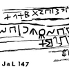 inscription of siglum JaL 147 b