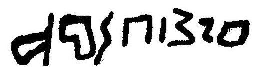 inscription of siglum JaL 153 k