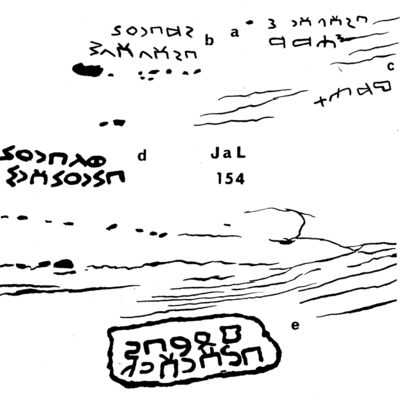 inscription of siglum JaL 154 c