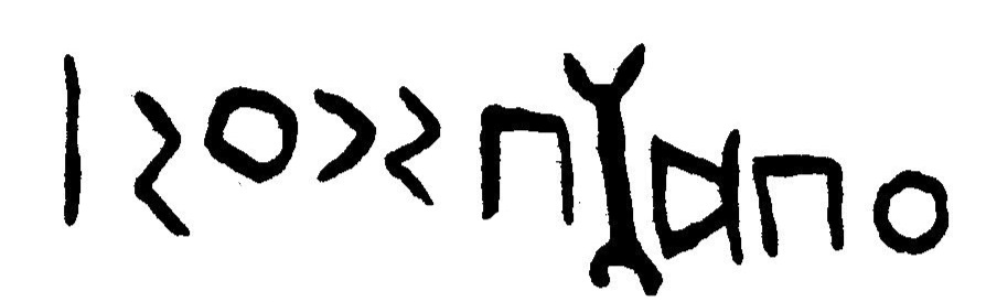 inscription of siglum JaL 156 a