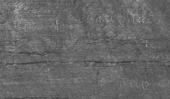 inscription of siglum JaL 163 a
