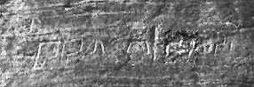 inscription of siglum JaL 163 b