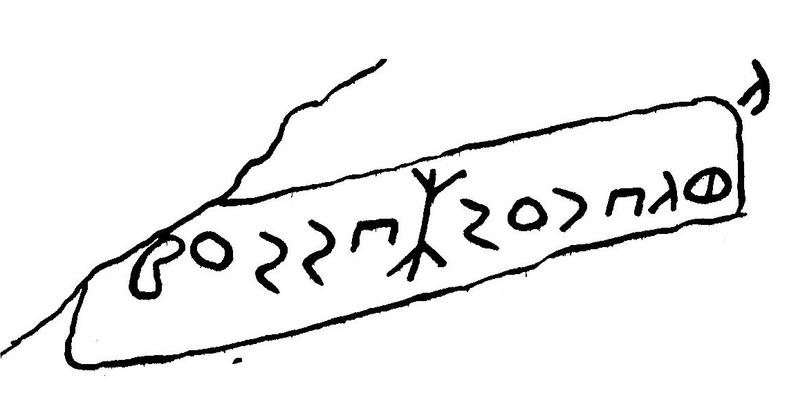 inscription of siglum JaL 168 a