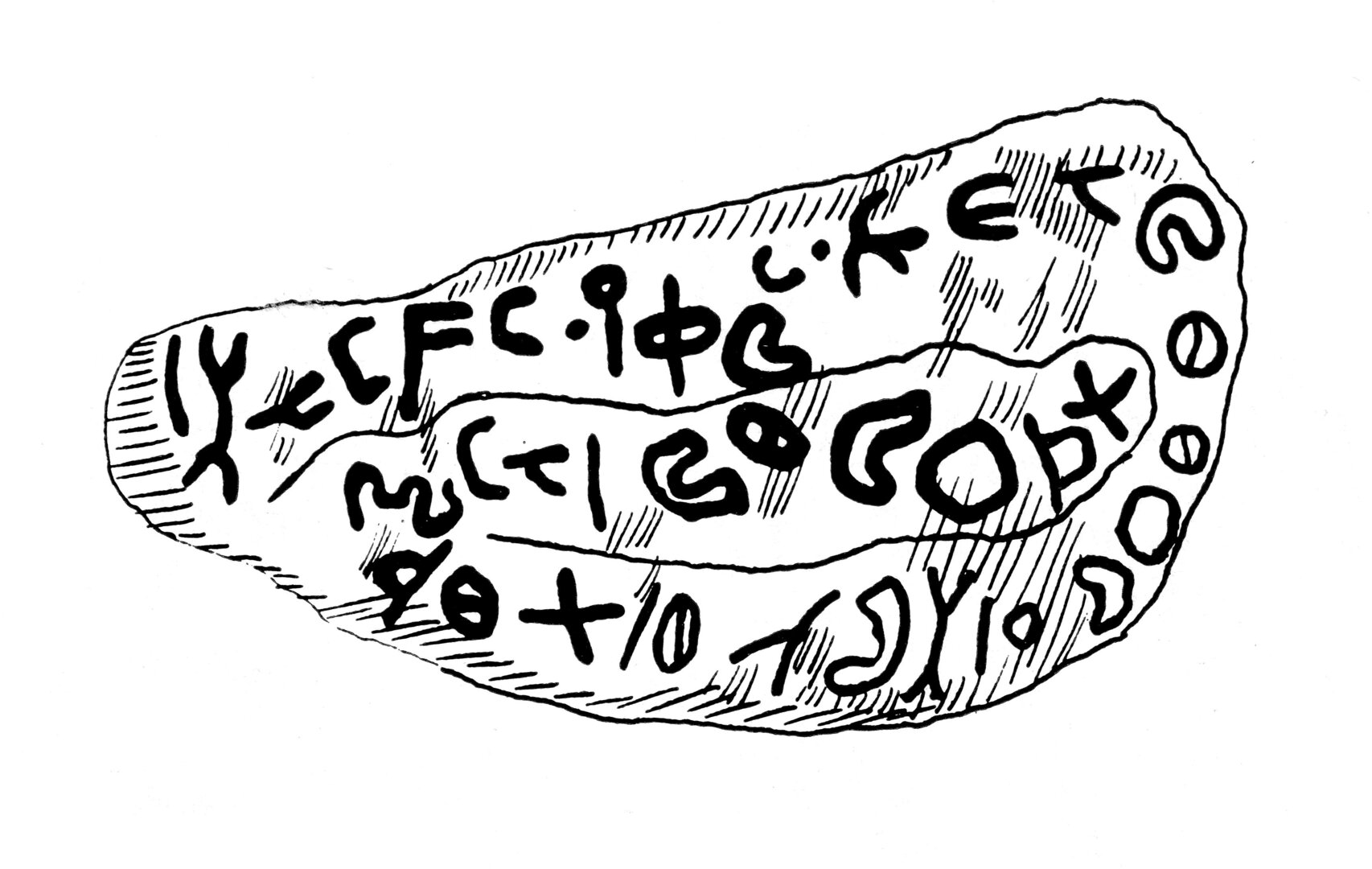 inscription of siglum JaS 70