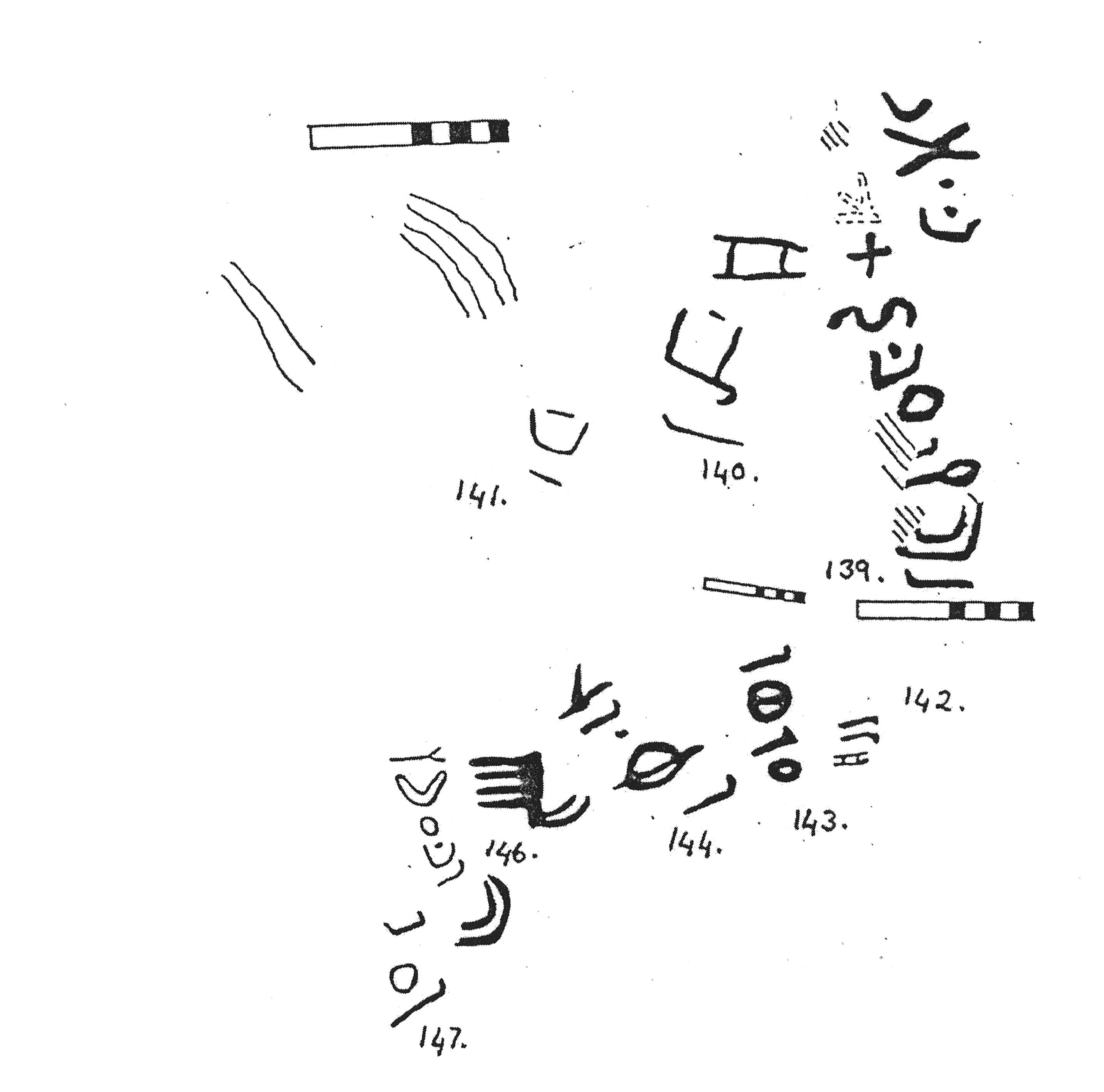 inscription of siglum KJA 147