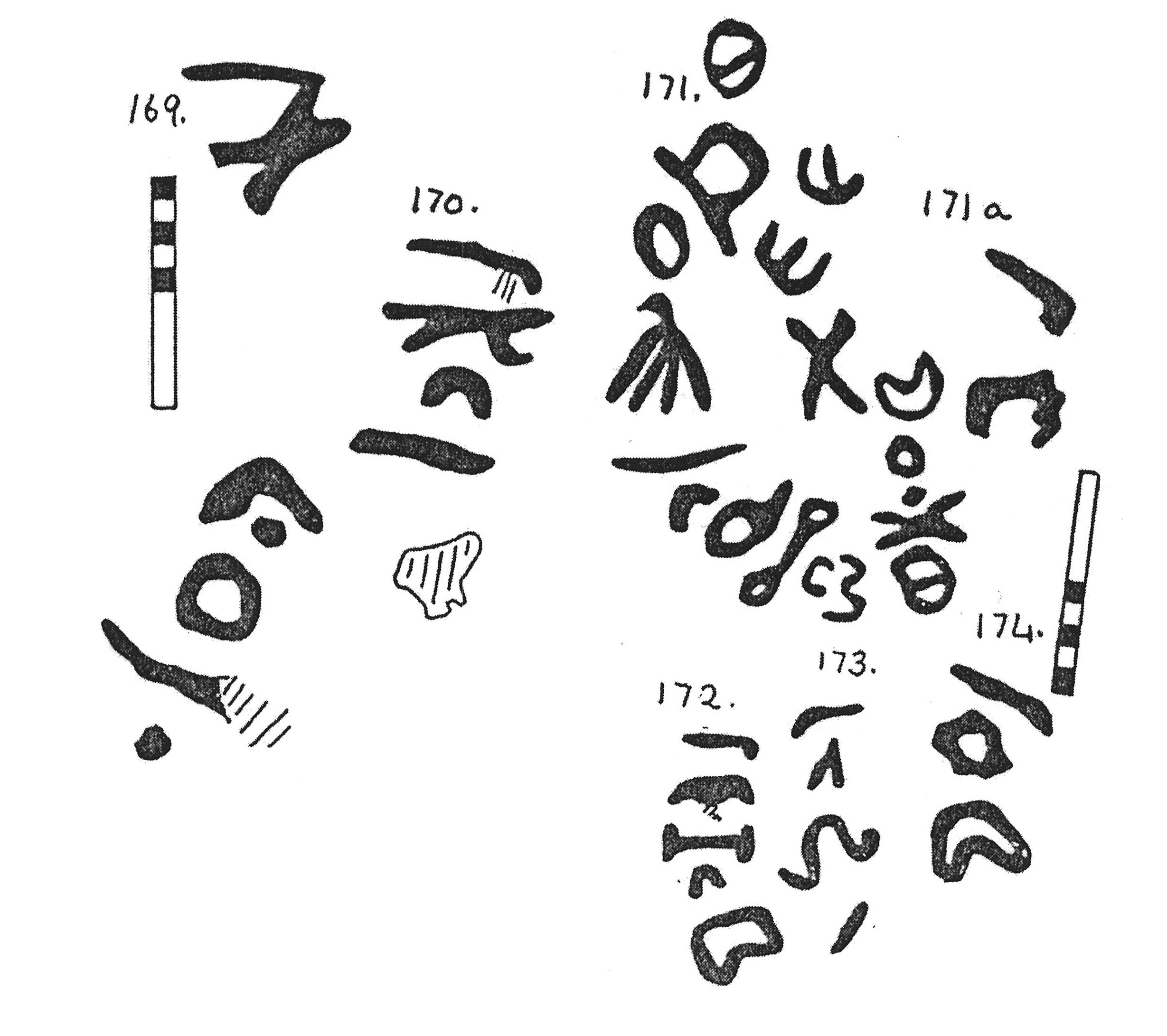 inscription of siglum KJA 174