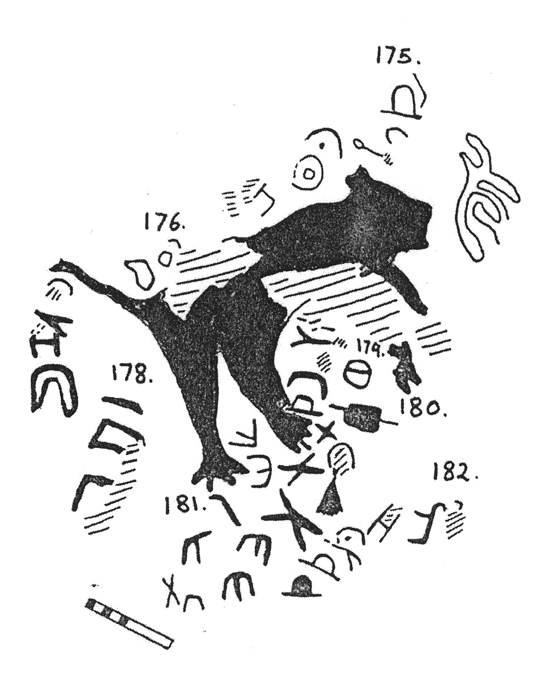inscription of siglum KJA 179