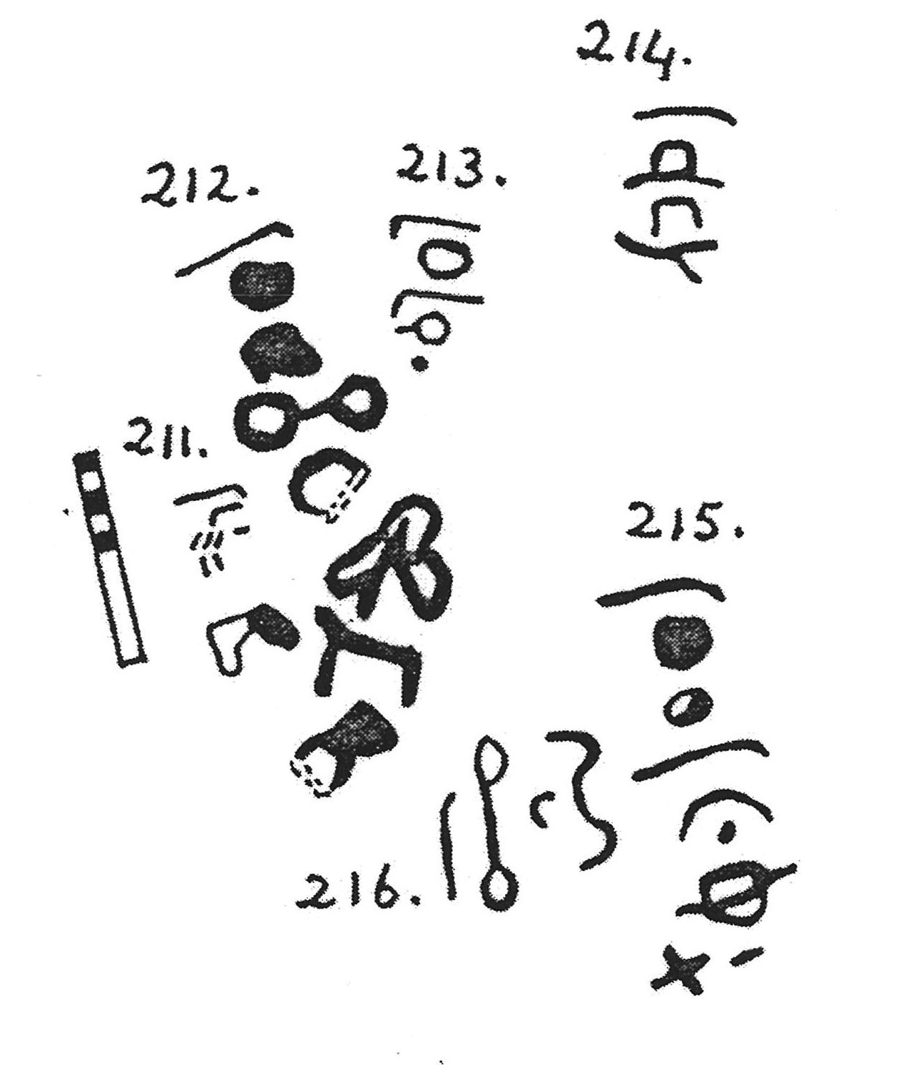 inscription of siglum KJA 211