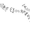 inscription of siglum KJA 300