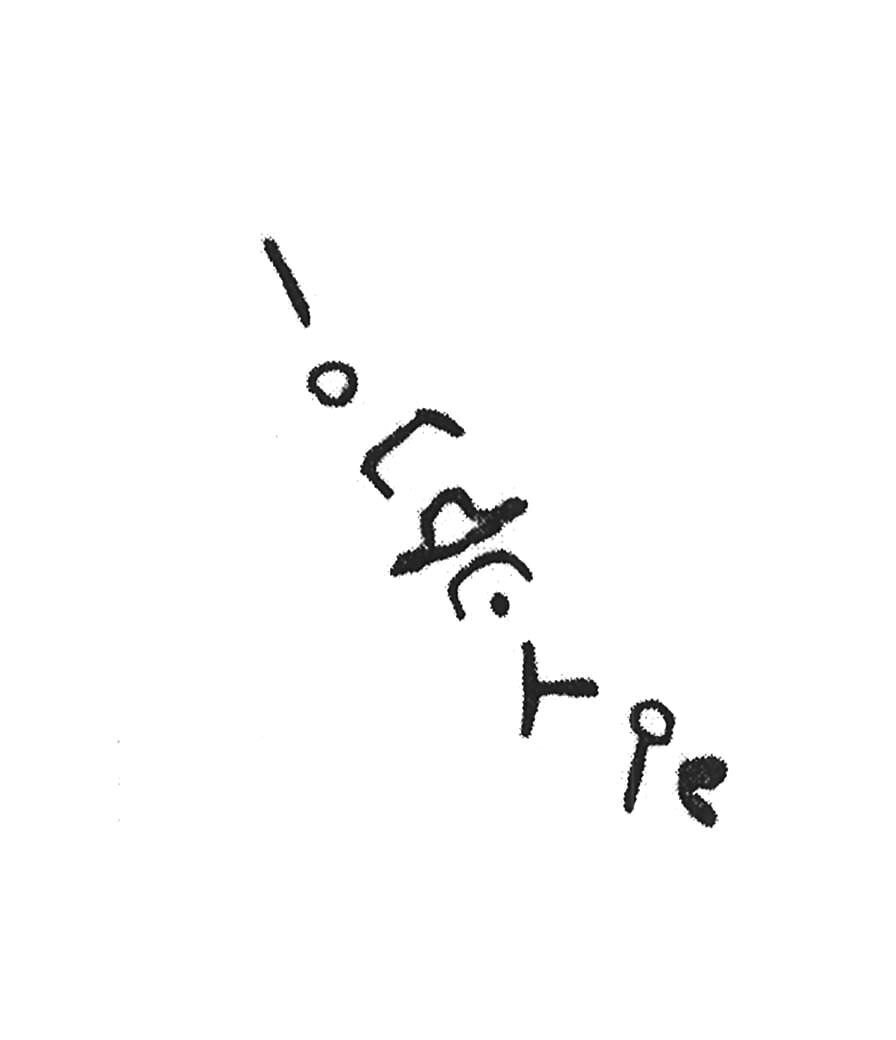 inscription of siglum KJA 337