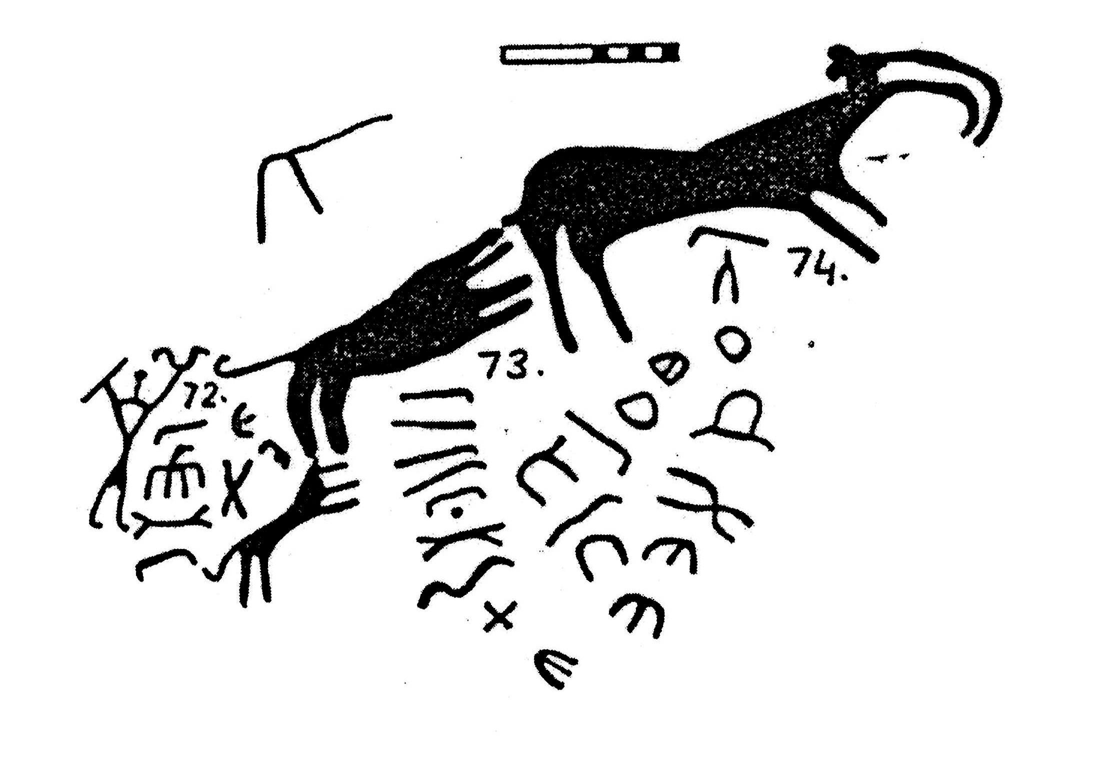 inscription of siglum KJB 72