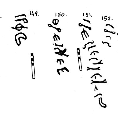 inscription of siglum KJC 148