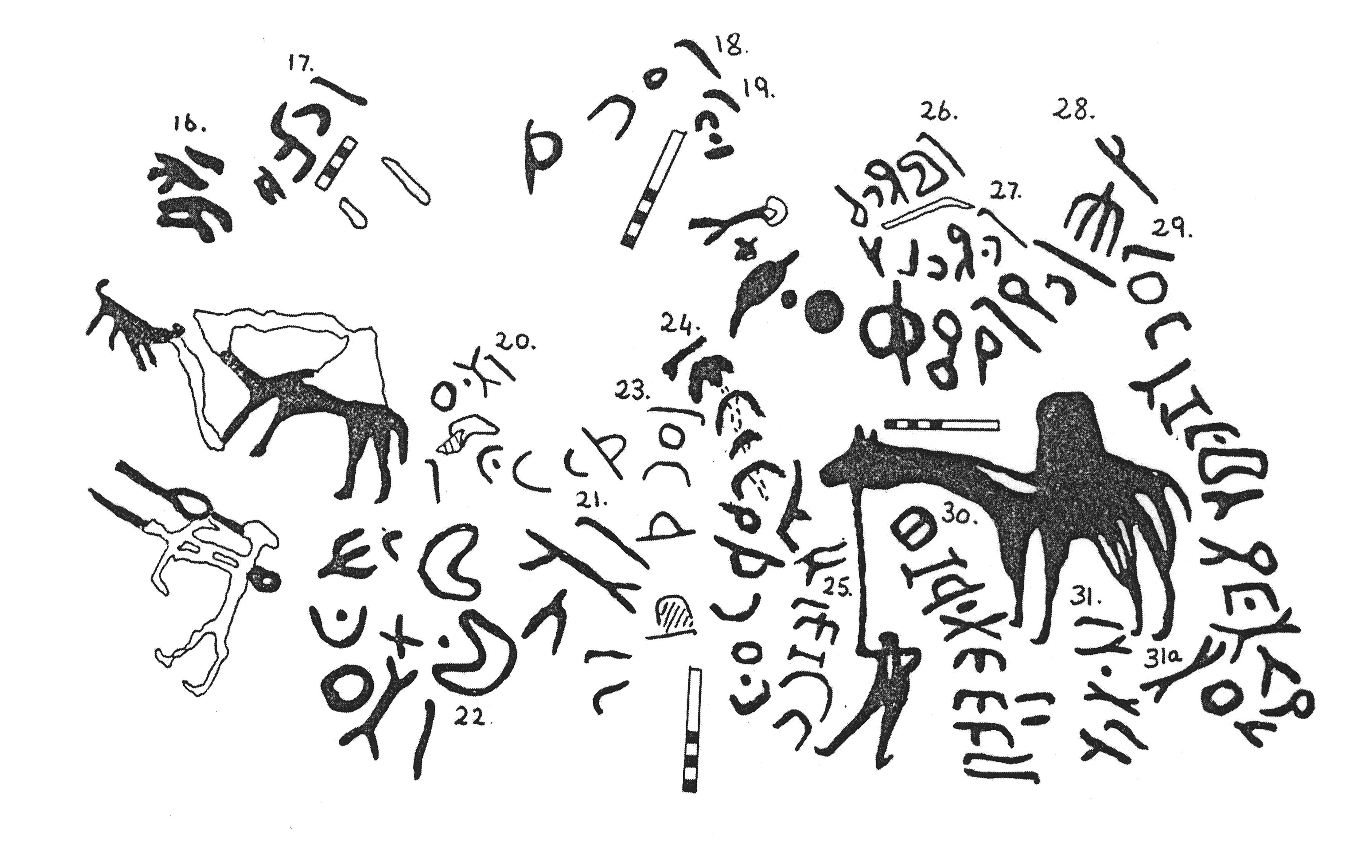 inscription of siglum KJC 21