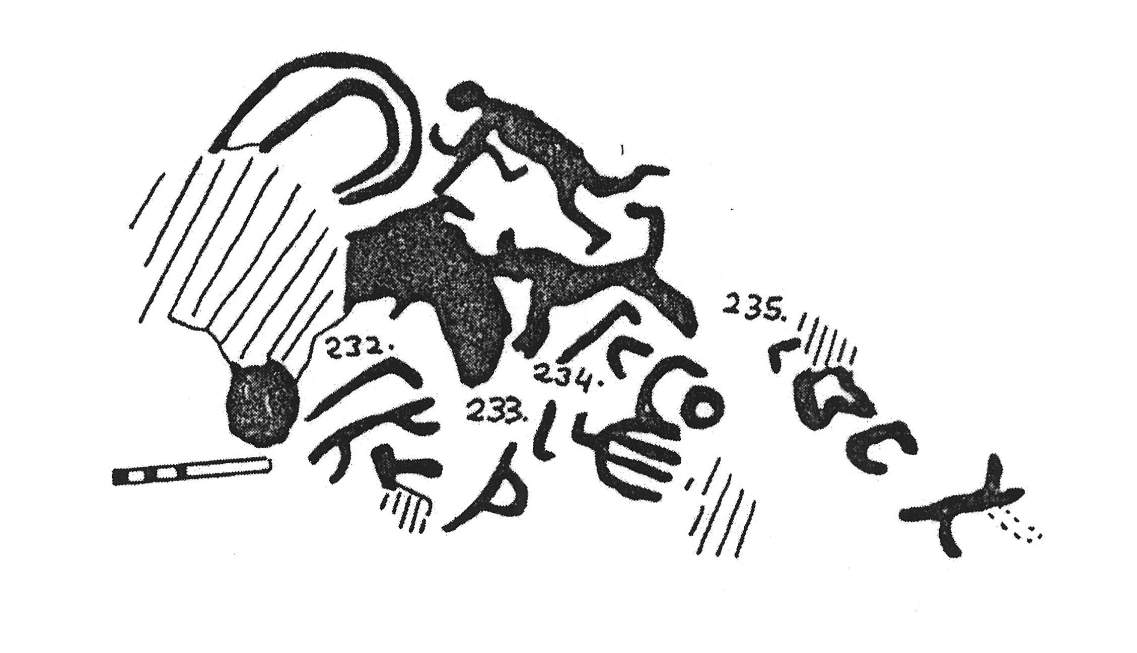 inscription of siglum KJC 232