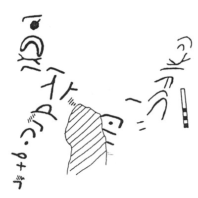 inscription of siglum KJC 296