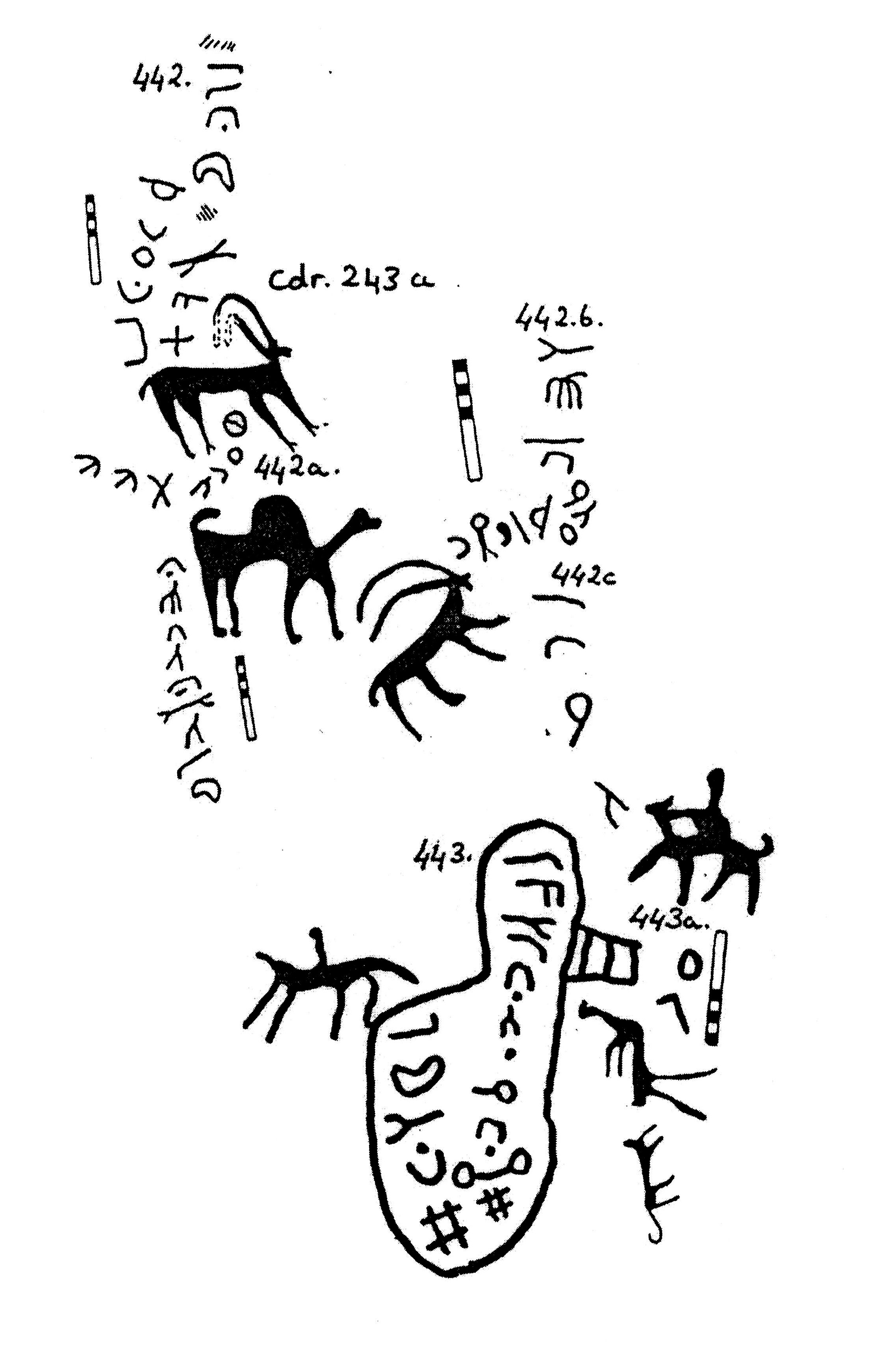 inscription of siglum KJC 442