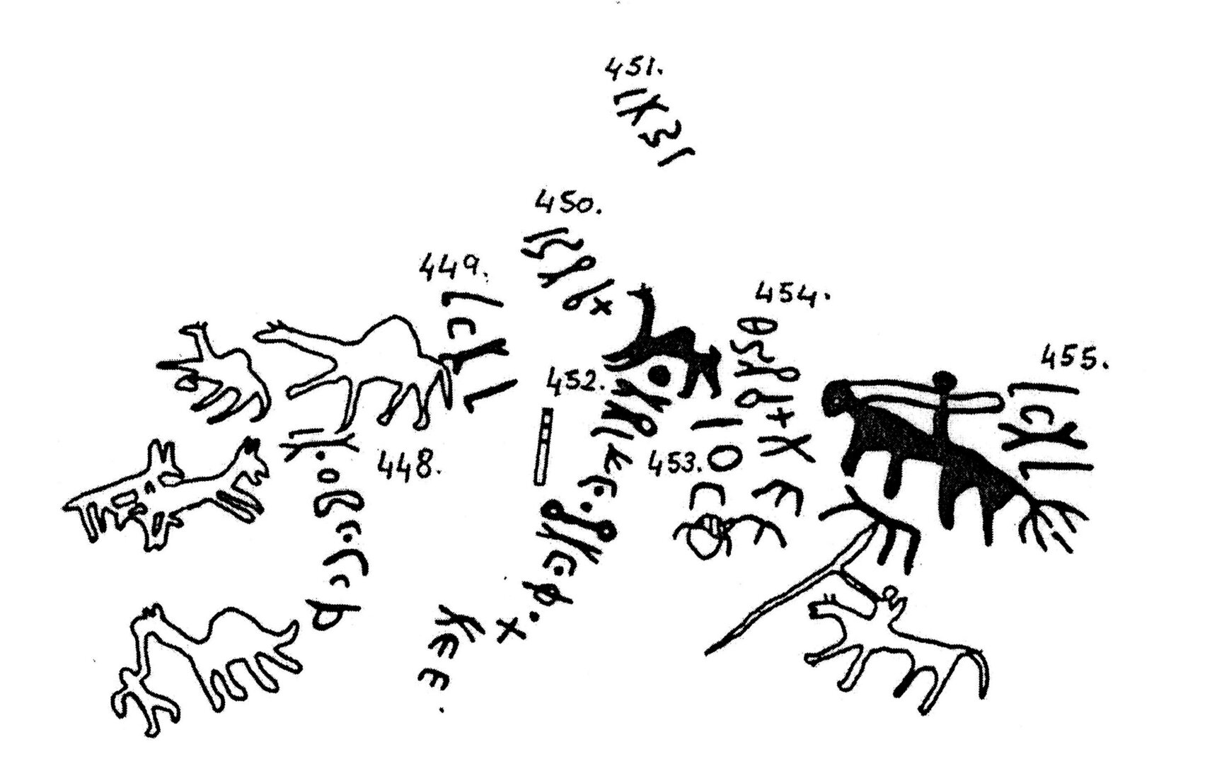 inscription of siglum KJC 455