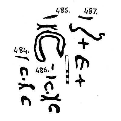 inscription of siglum KJC 484