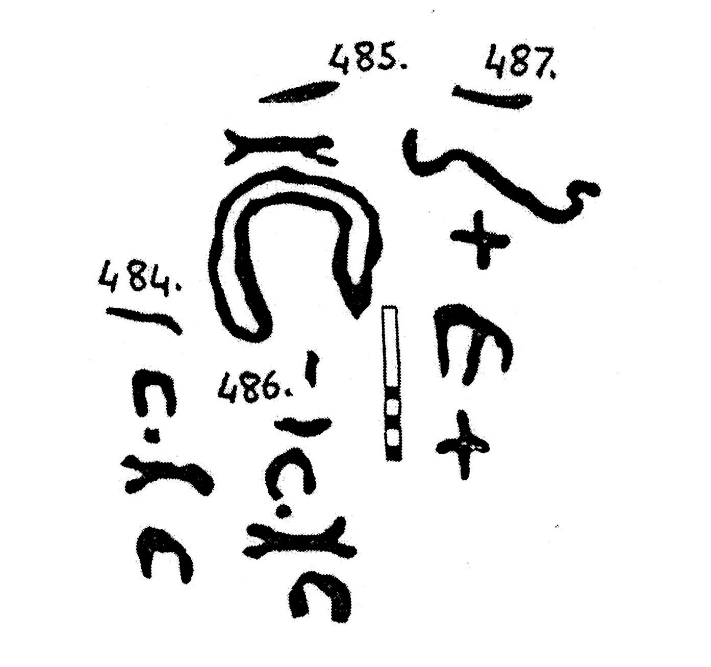 inscription of siglum KJC 484