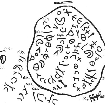 inscription of siglum KJC 537.1