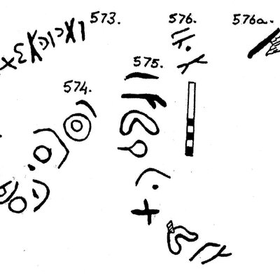 inscription of siglum KJC 573