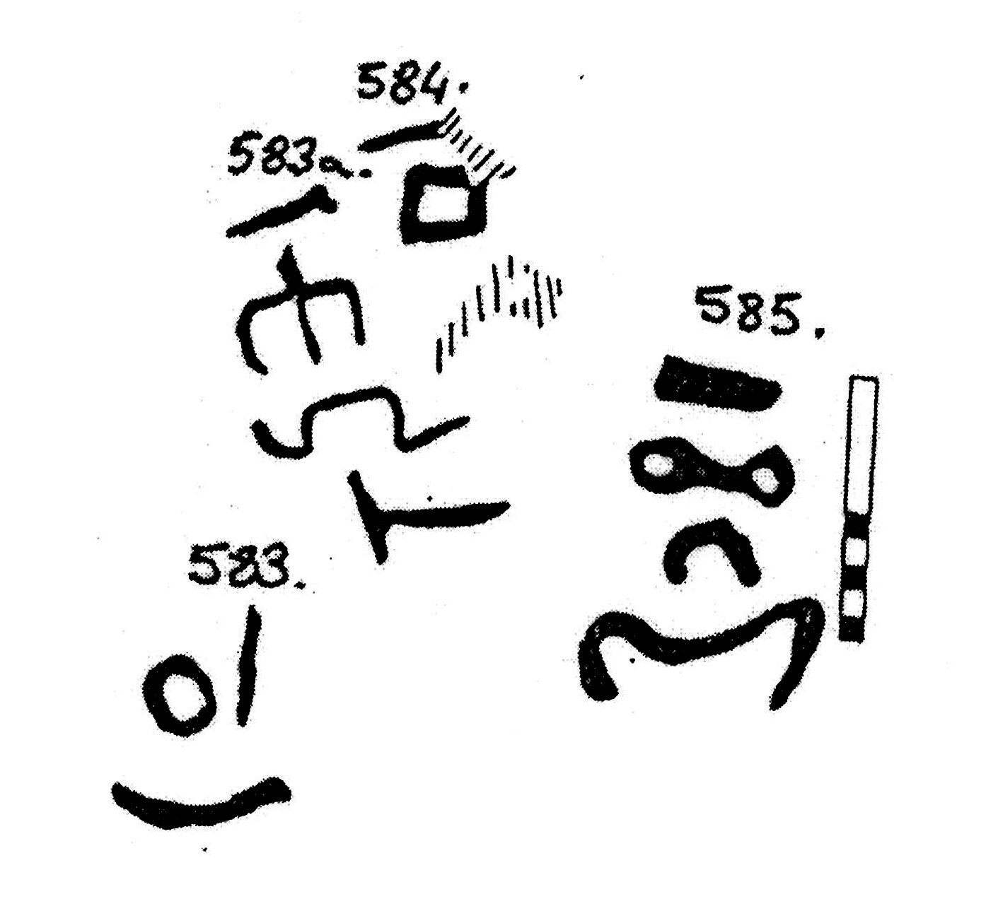 inscription of siglum KJC 583.1