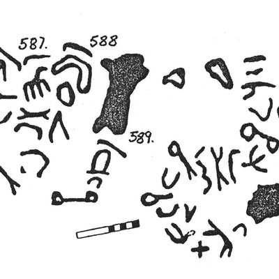 inscription of siglum KJC 586