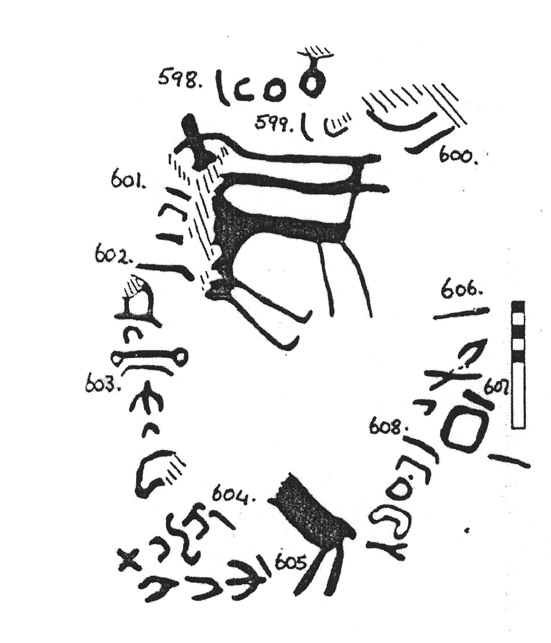 inscription of siglum KJC 600