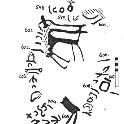 inscription of siglum KJC 601