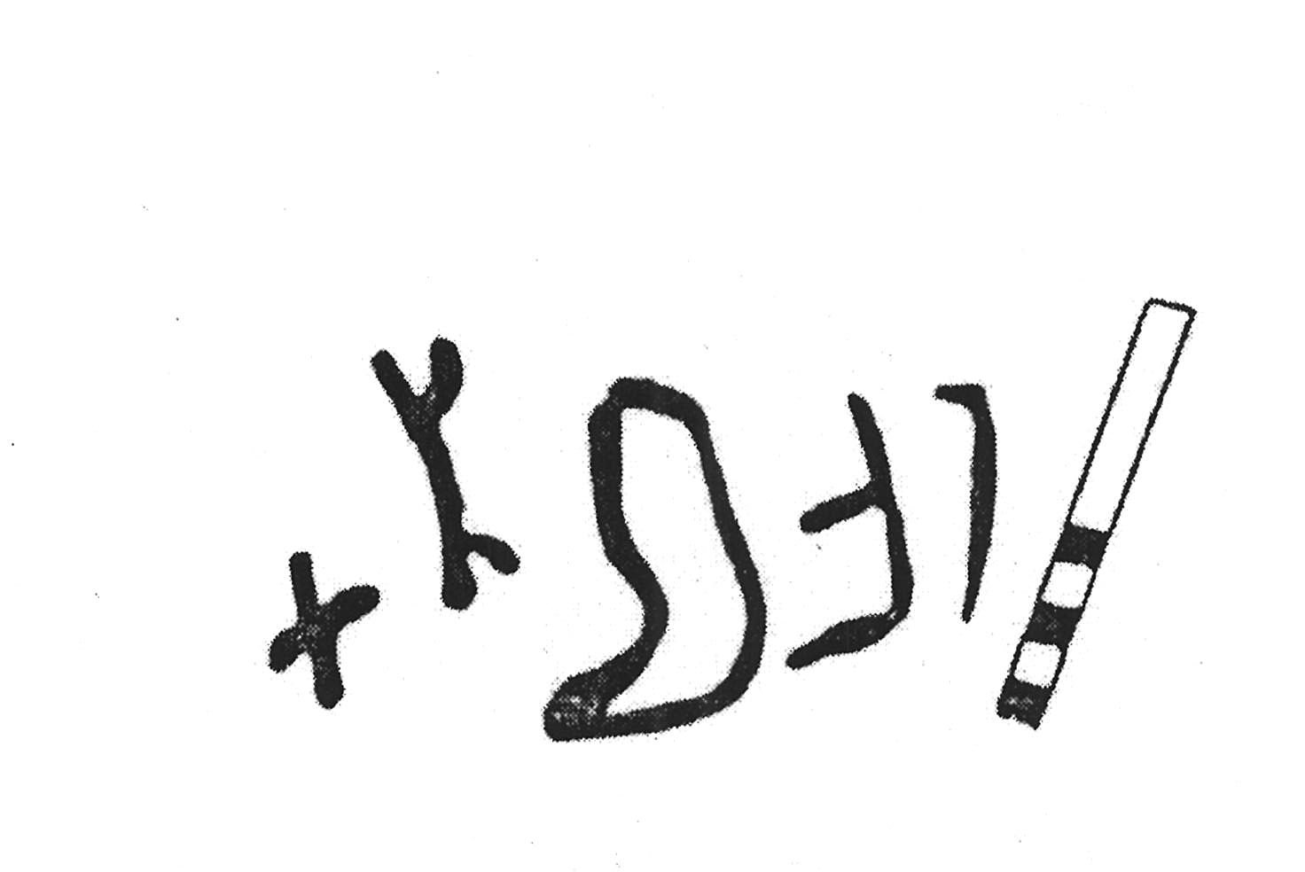 inscription of siglum KJC 609