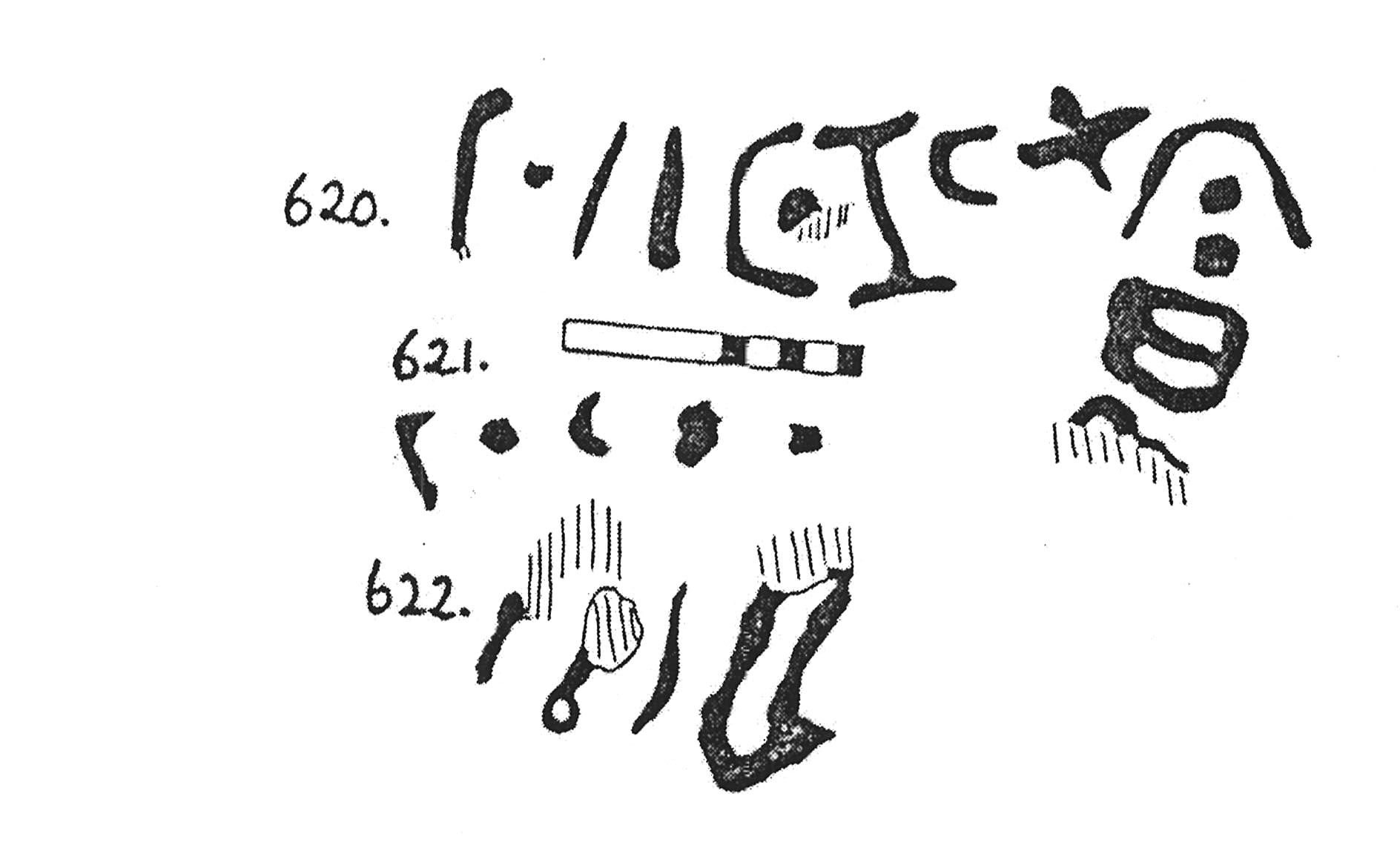 inscription of siglum KJC 622