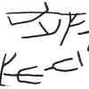 inscription of siglum KRS 107