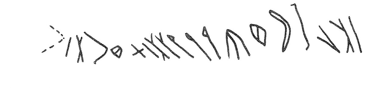 inscription of siglum KRS 1183