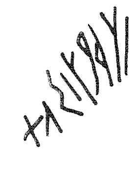 inscription of siglum KRS 1213