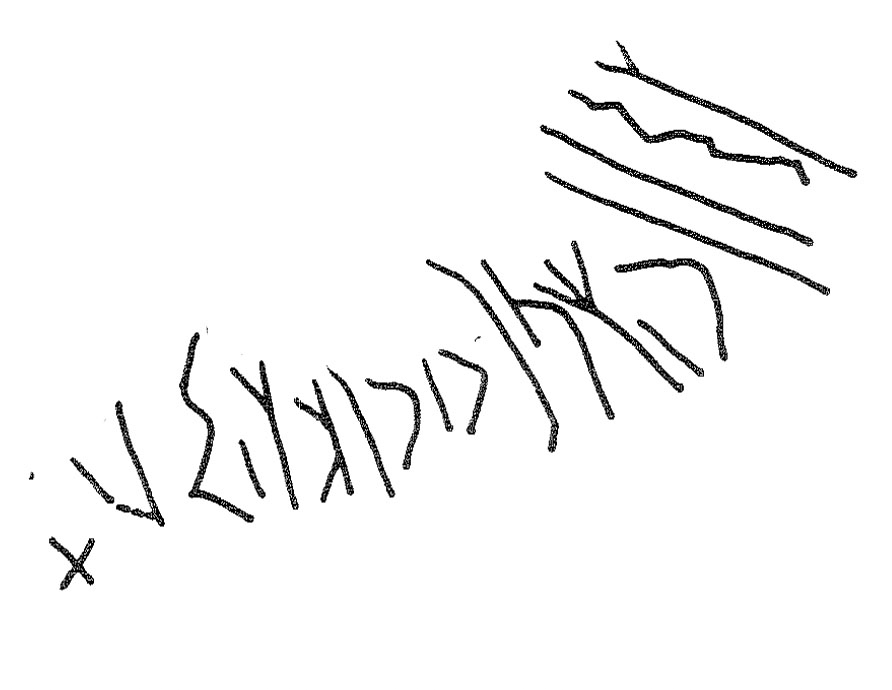 inscription of siglum KRS 1215