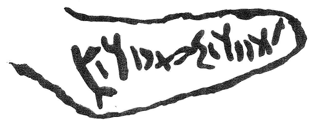 inscription of siglum KRS 1221