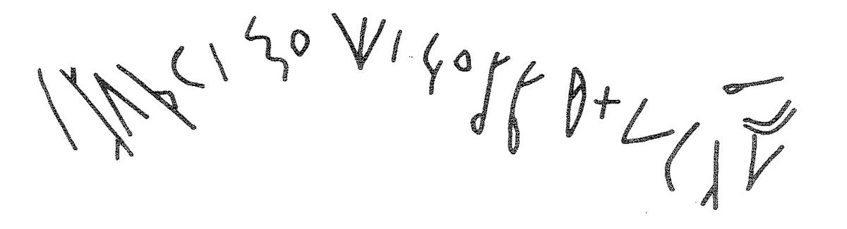 inscription of siglum KRS 1274