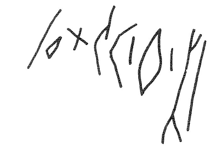 inscription of siglum KRS 1356