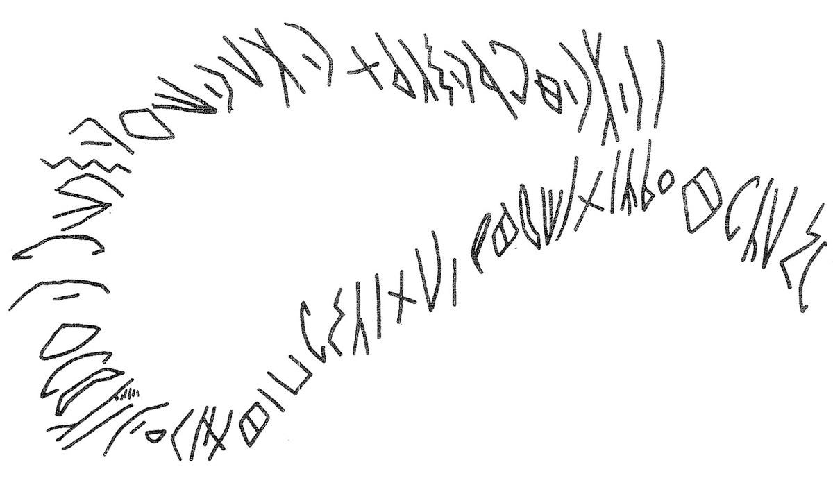 inscription of siglum KRS 1486