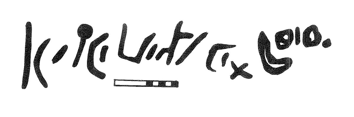 inscription of siglum KRS 1523
