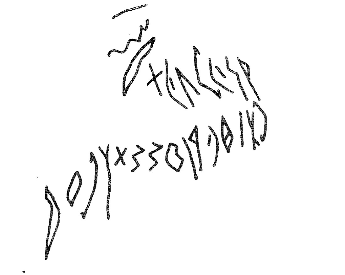 inscription of siglum KRS 1545