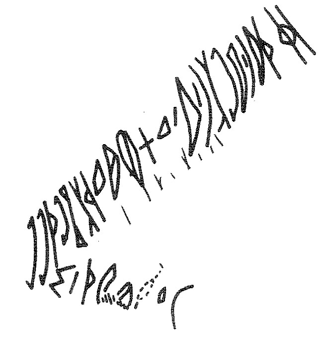 inscription of siglum KRS 172