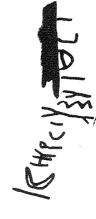 inscription of siglum KRS 1774