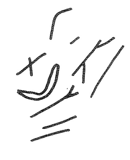 inscription of siglum KRS 1787