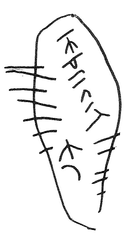 inscription of siglum KRS 1800