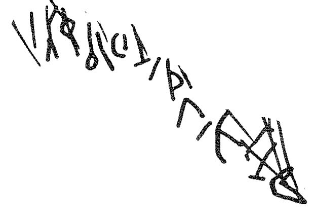 inscription of siglum KRS 1821