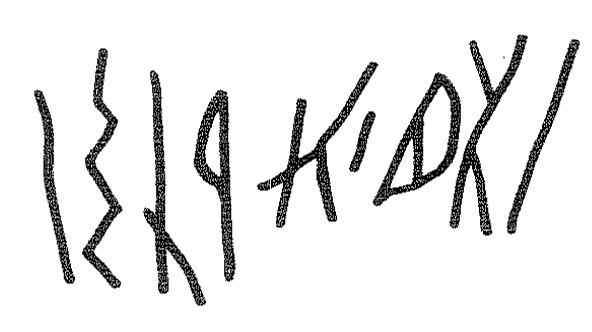 inscription of siglum KRS 1960