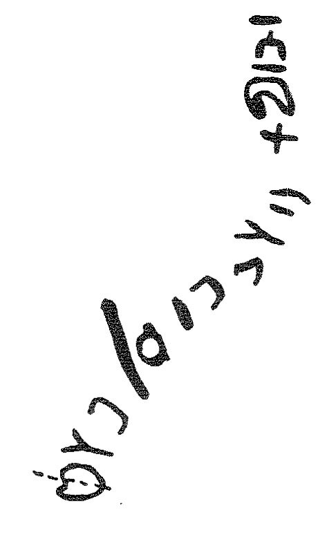 inscription of siglum KRS 2007